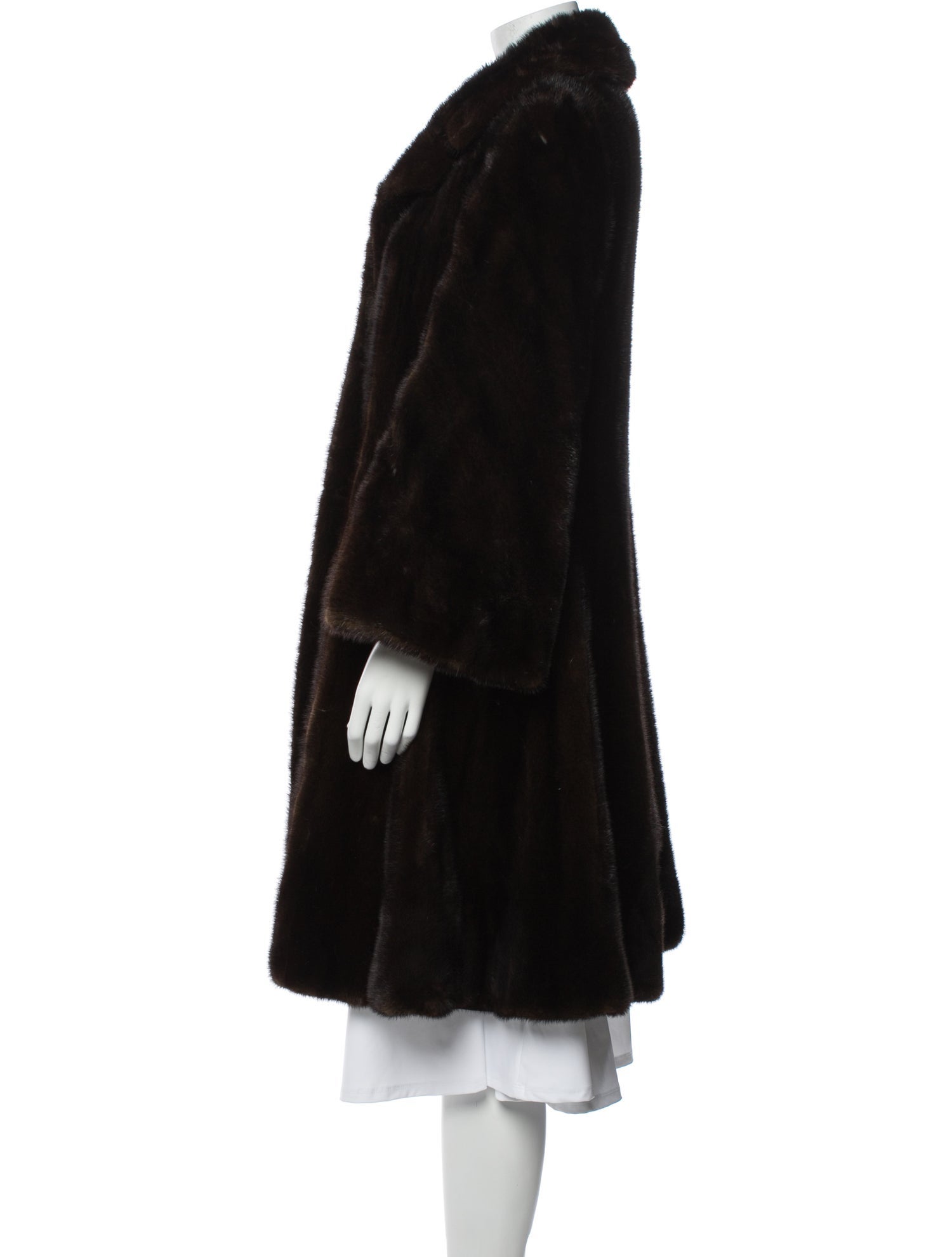 Black Diamond Mink Fur Coat