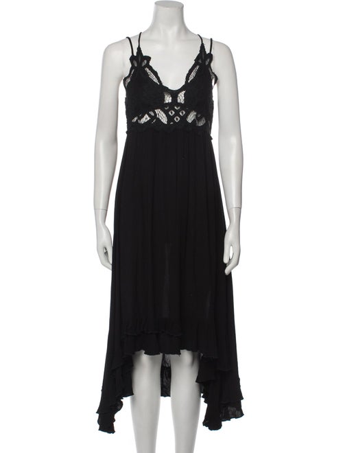 Bond V-Neck Midi Length Dress