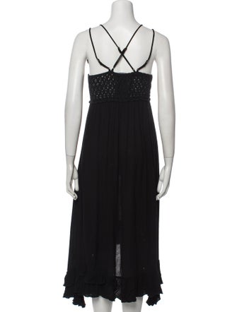 Bond V-Neck Midi Length Dress