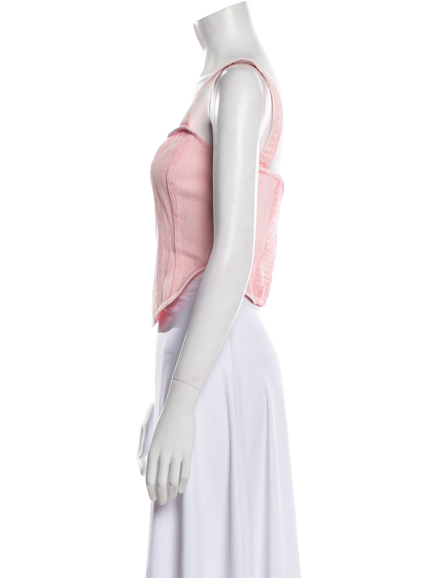 By.Dyln Square Neckline Sleeveless Crop Top