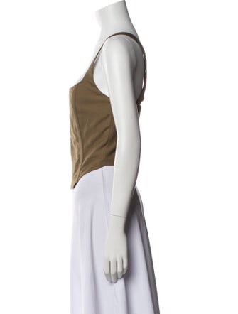 By.Dyln Square Neckline Sleeveless Crop Top