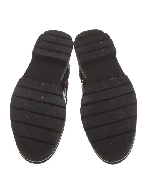 Betsey Johnson Patent Leather Crystal Embellishments Oxfords