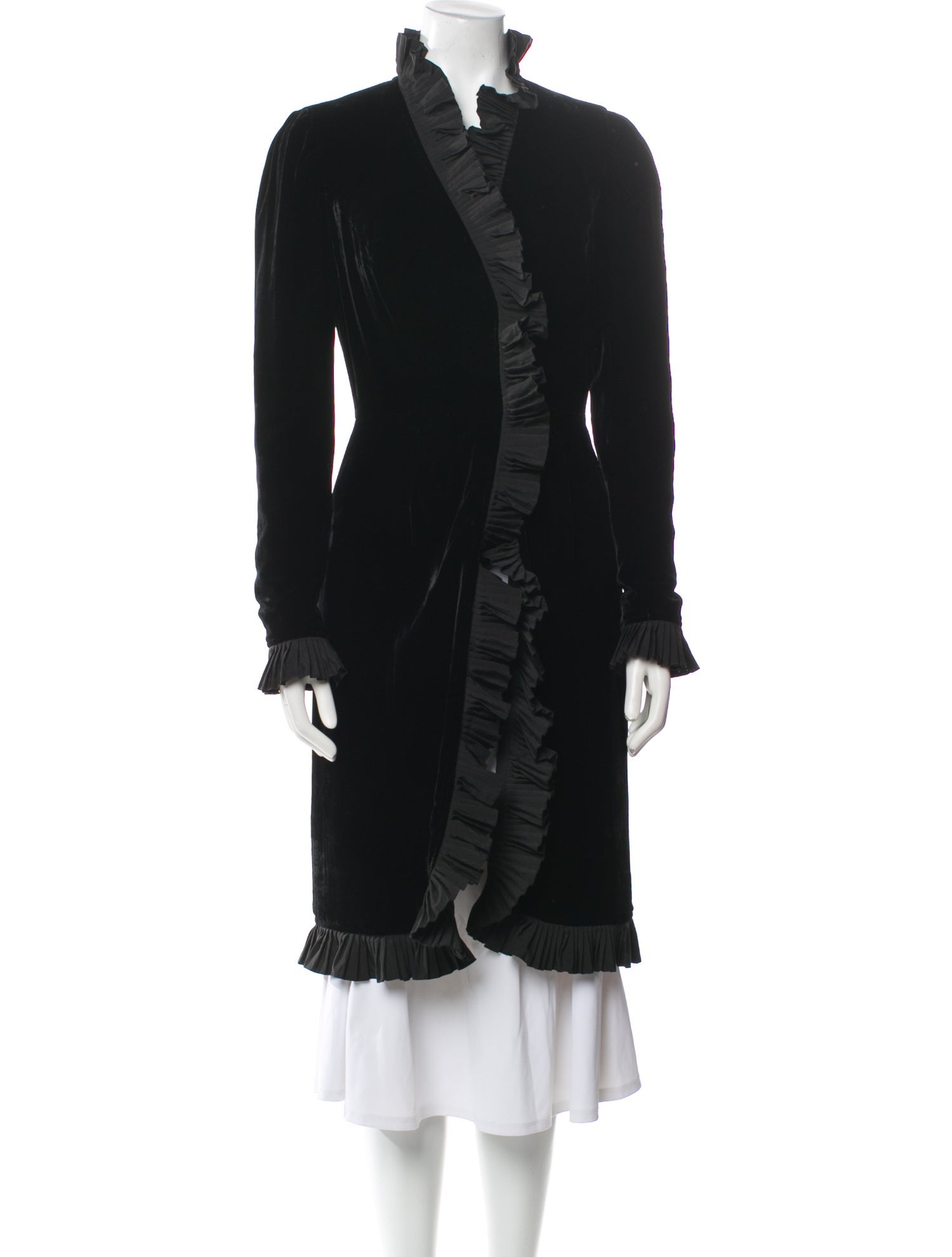 Betsey Johnson Vintage 1990's Faux Fur Coat