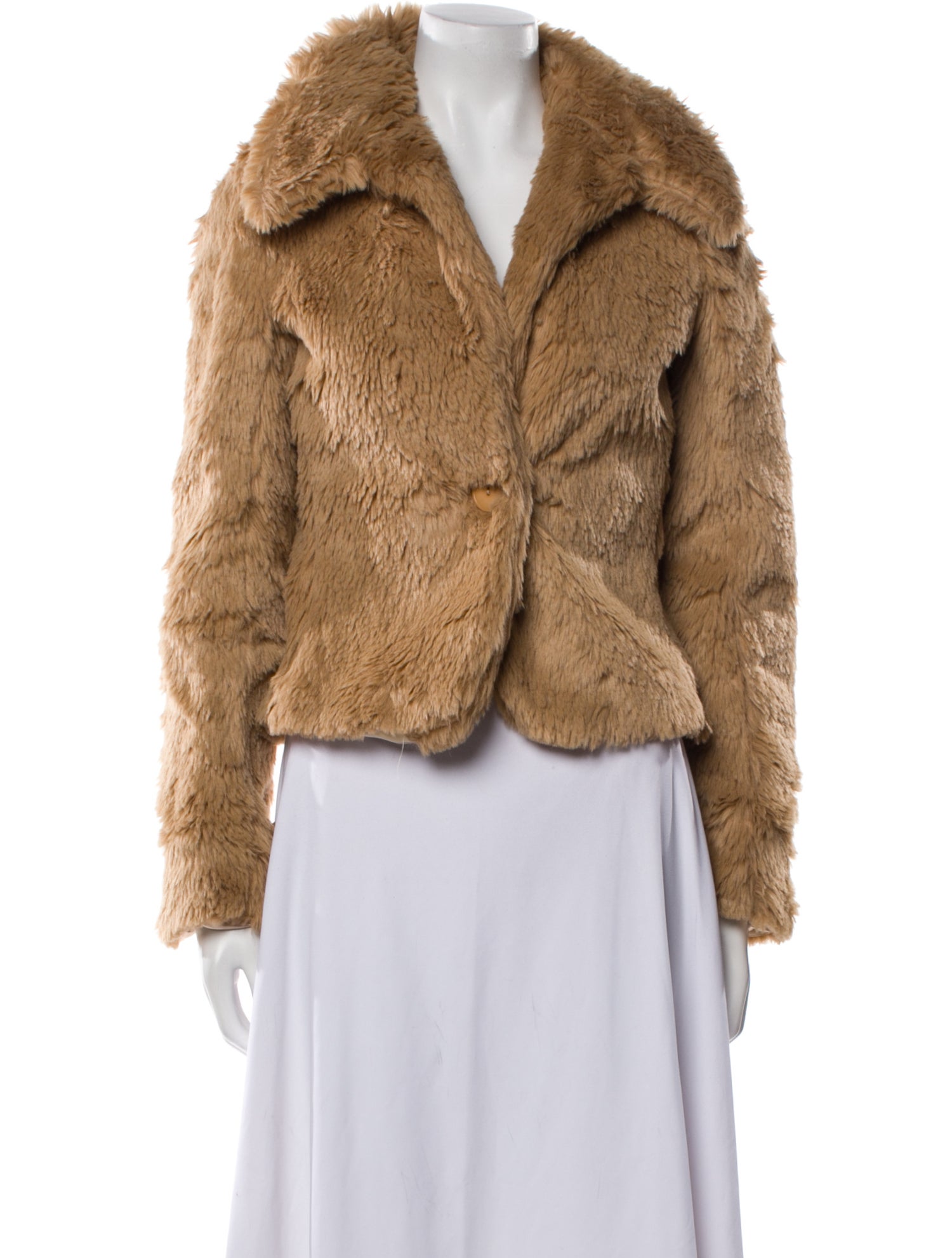 Betsey Johnson Fur Faux Fur Jacket