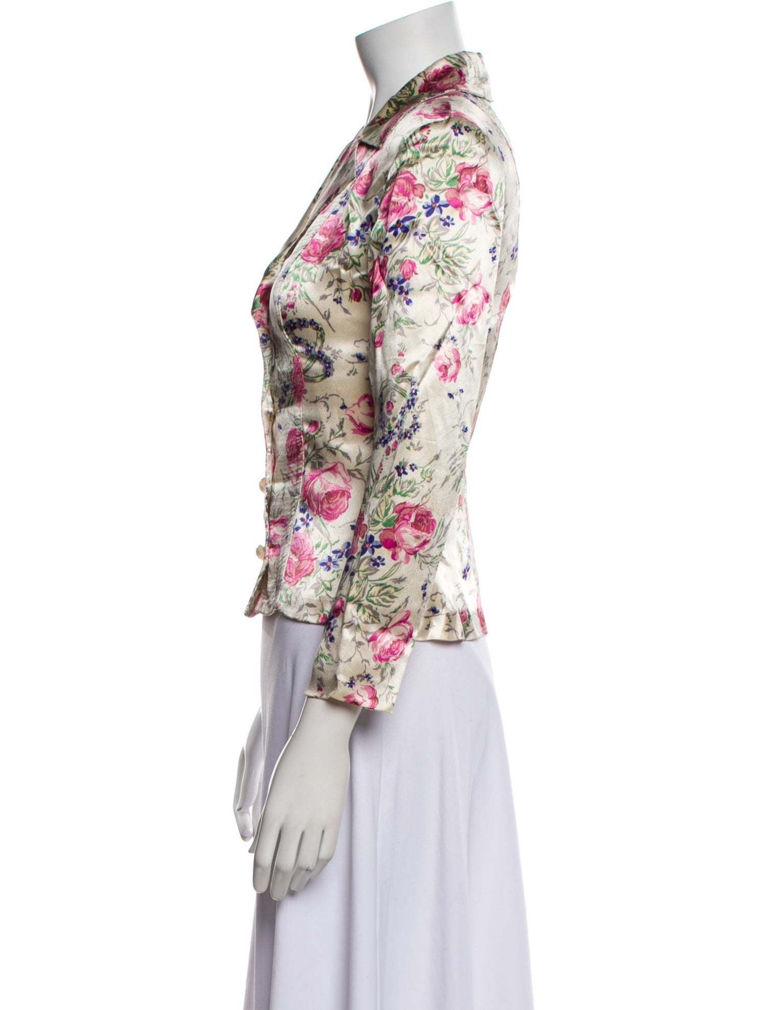Betsey Johnson Floral Print Blazer