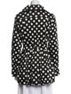 Betsey Johnson Polka Dot Print Jacket
