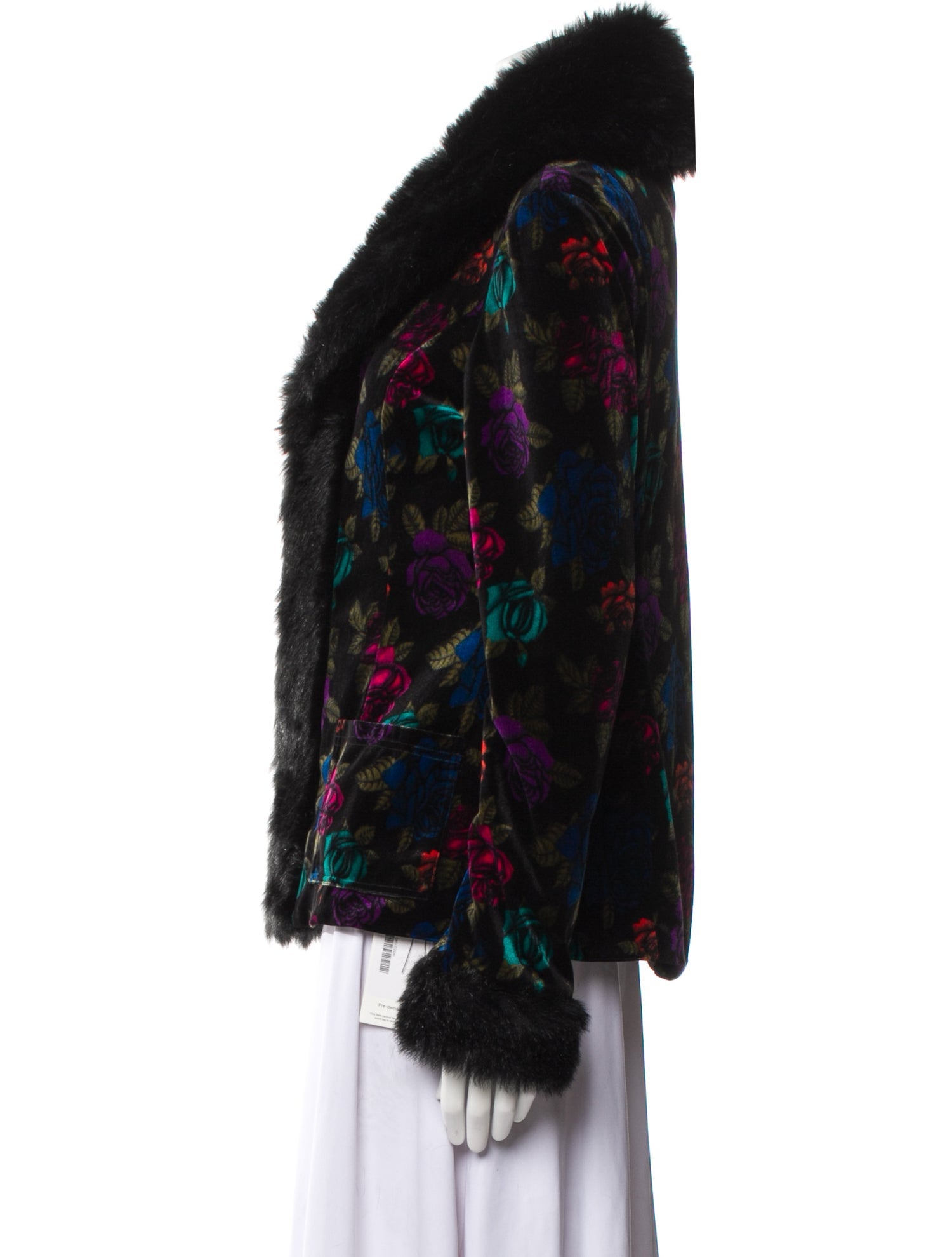 Betsey Johnson Vintage Late 2000's - Early 2010's Faux Fur Jacket