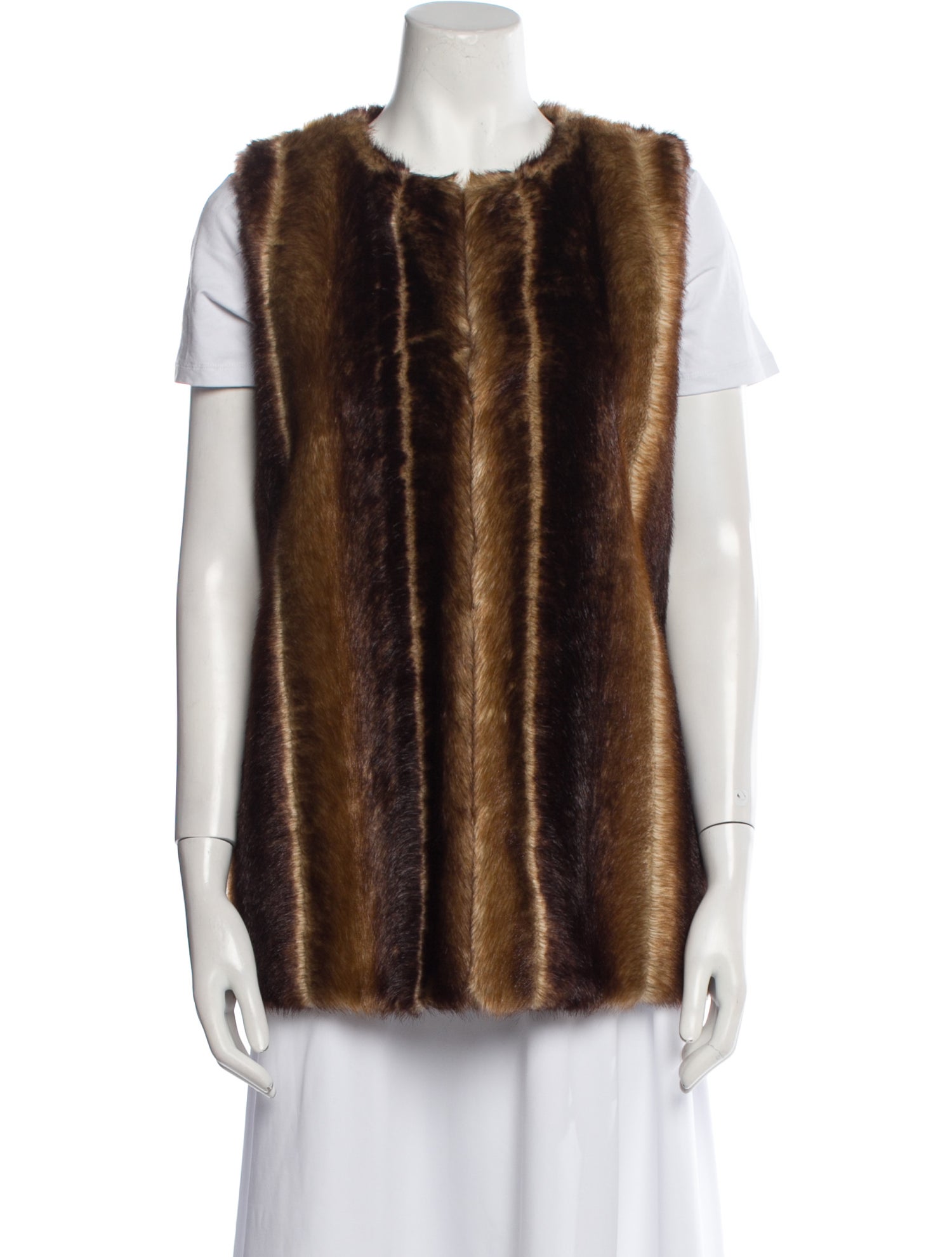 Betsey Johnson Faux Fur Vest