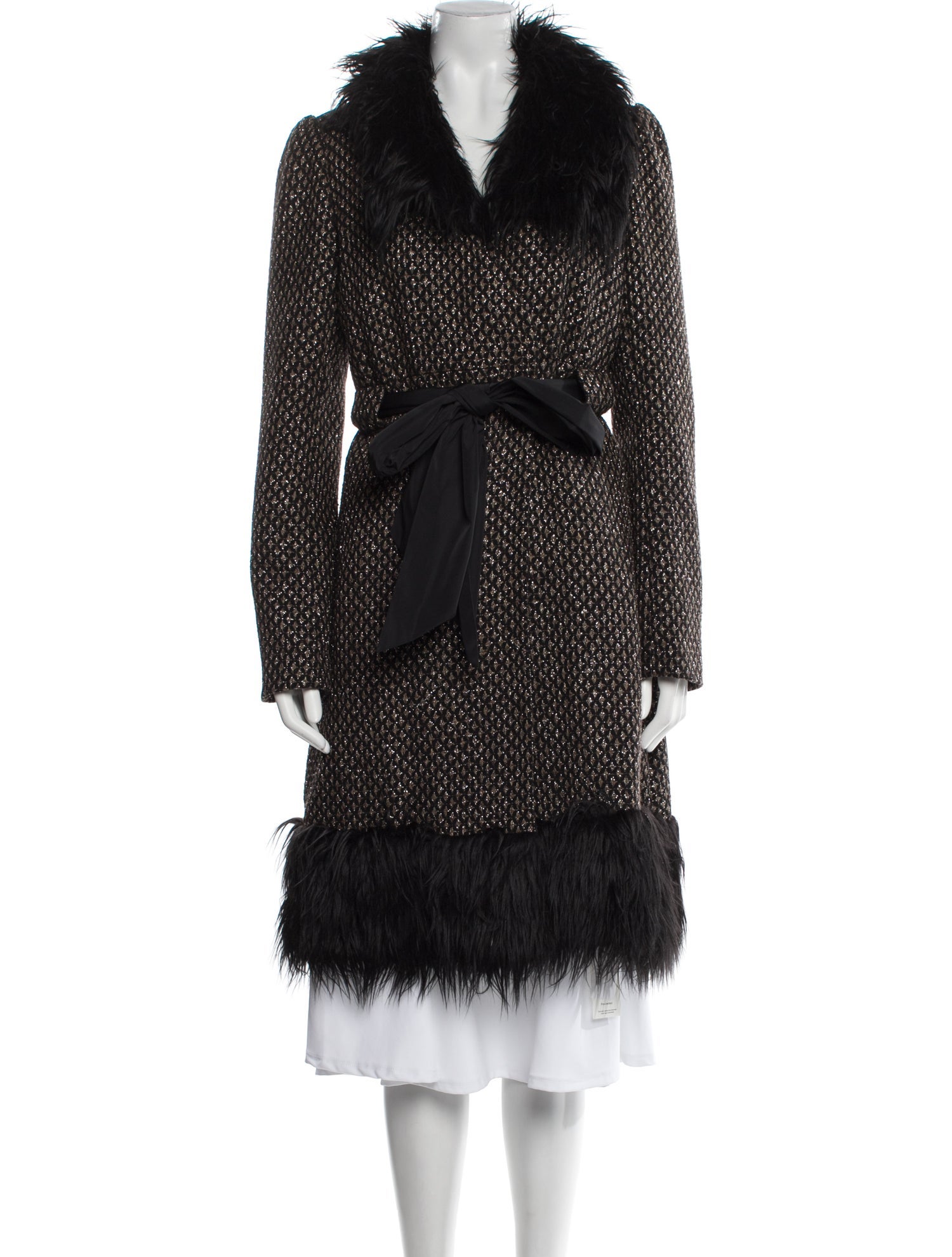 Betsey Johnson Faux Fur Coat
