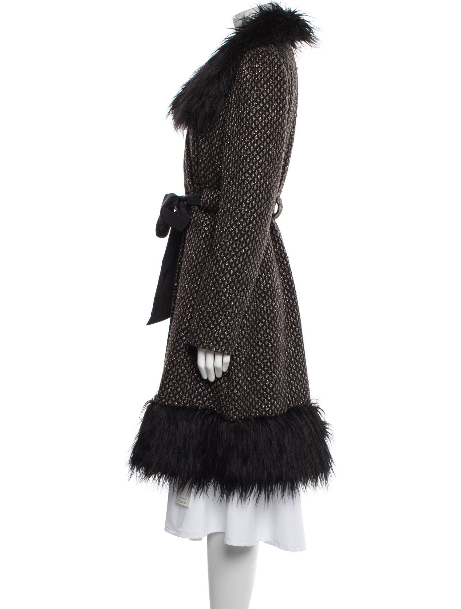 Betsey Johnson Faux Fur Coat