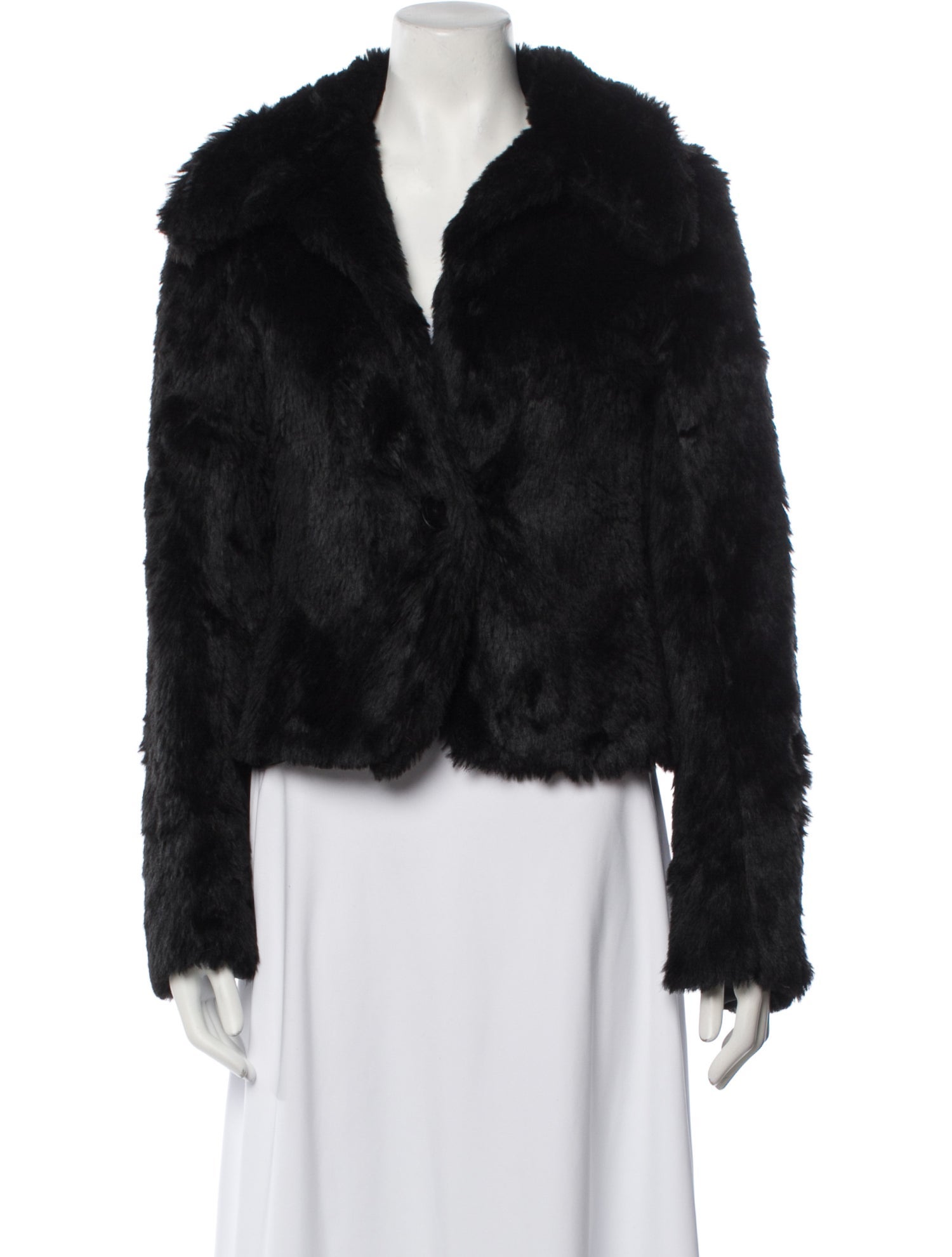 Betsey Johnson Vintage 2000's Faux Fur Jacket