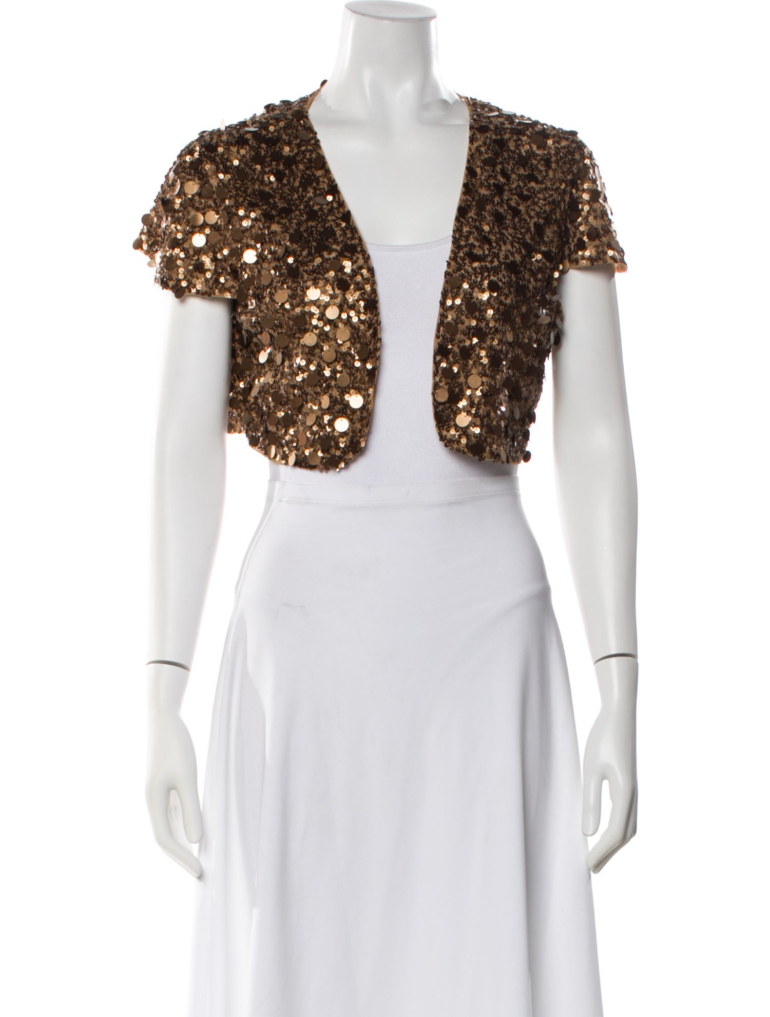 Betsey Johnson Nylon Patterned Bolero