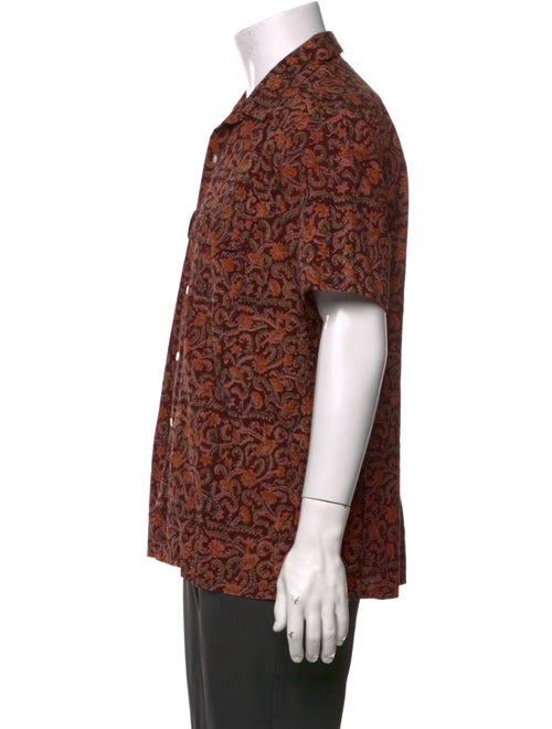 Beams Plus Floral Print Short Sleeve Shirt