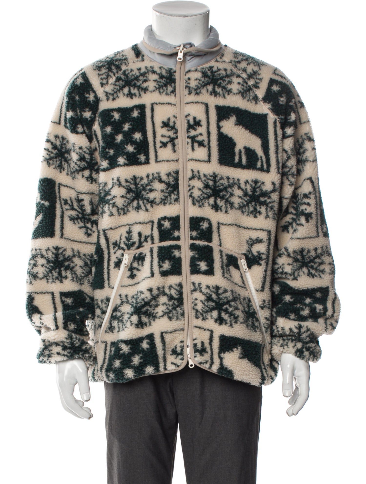 Beams Plus Plaid Print Utility Jacket