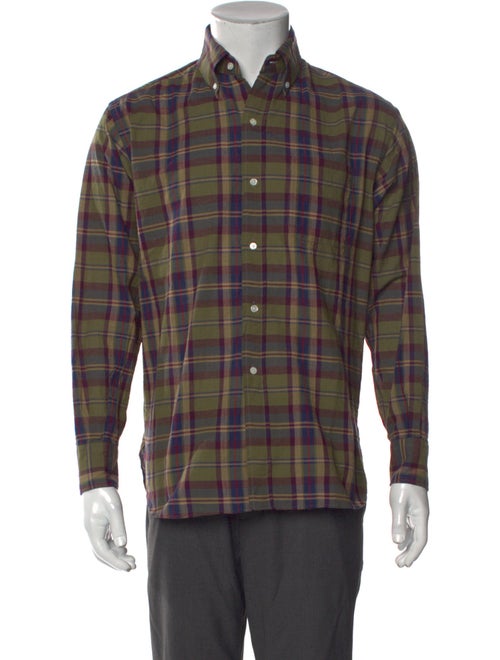 Beams Plus Plaid Print Long Sleeve Shirt