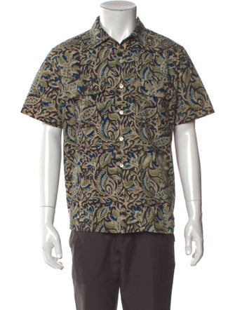 Beams Plus Printed Short Sleeve Shirt