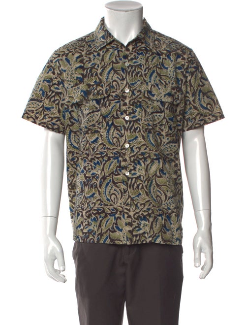 Beams Plus Printed Short Sleeve Shirt