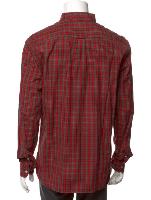Beams Plus Plaid Print Long Sleeve Shirt