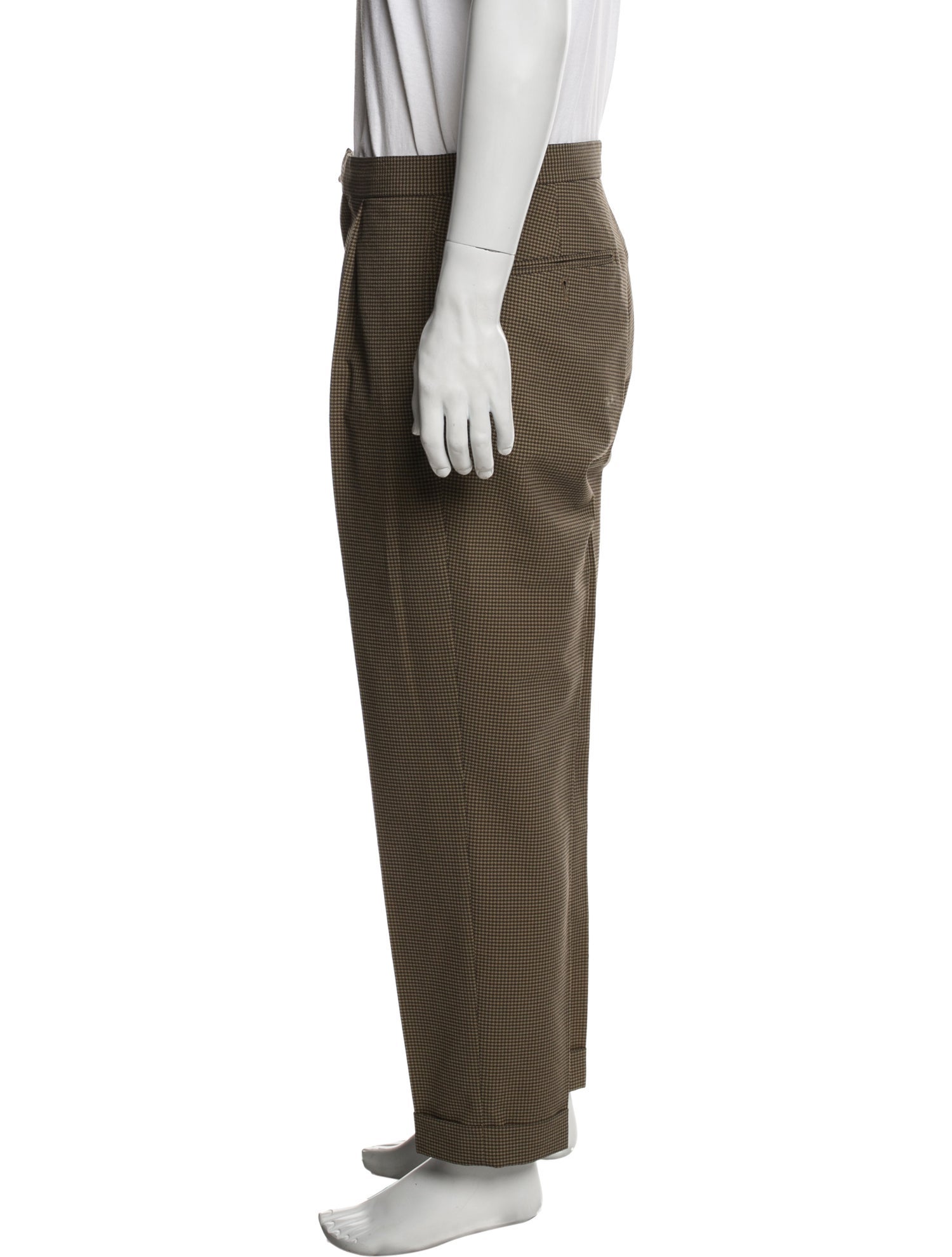 Beams Plus Houndstooth Print Pants