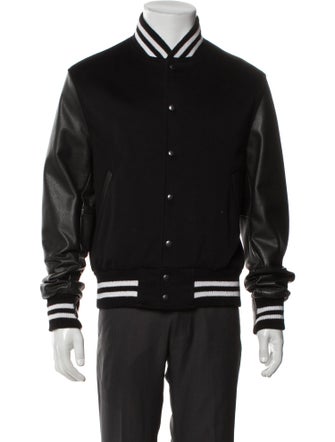 Golden Bear Wool Striped Varsity Jacket