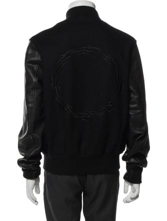 Golden Bear Leather Bomber Jacket