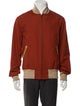 Golden Bear Colorblock Pattern Bomber Jacket