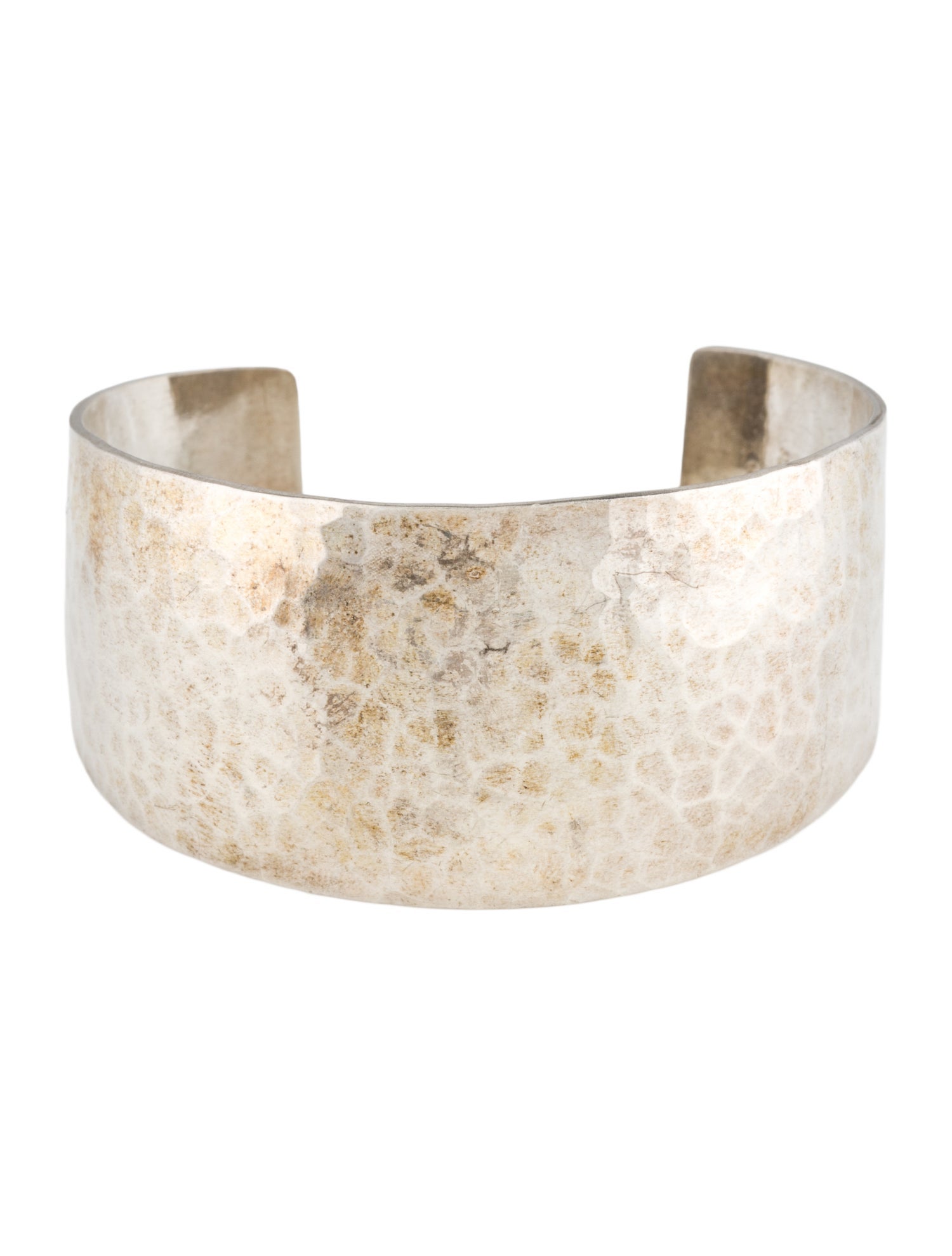 Golden Bear Small Hammered Cuff