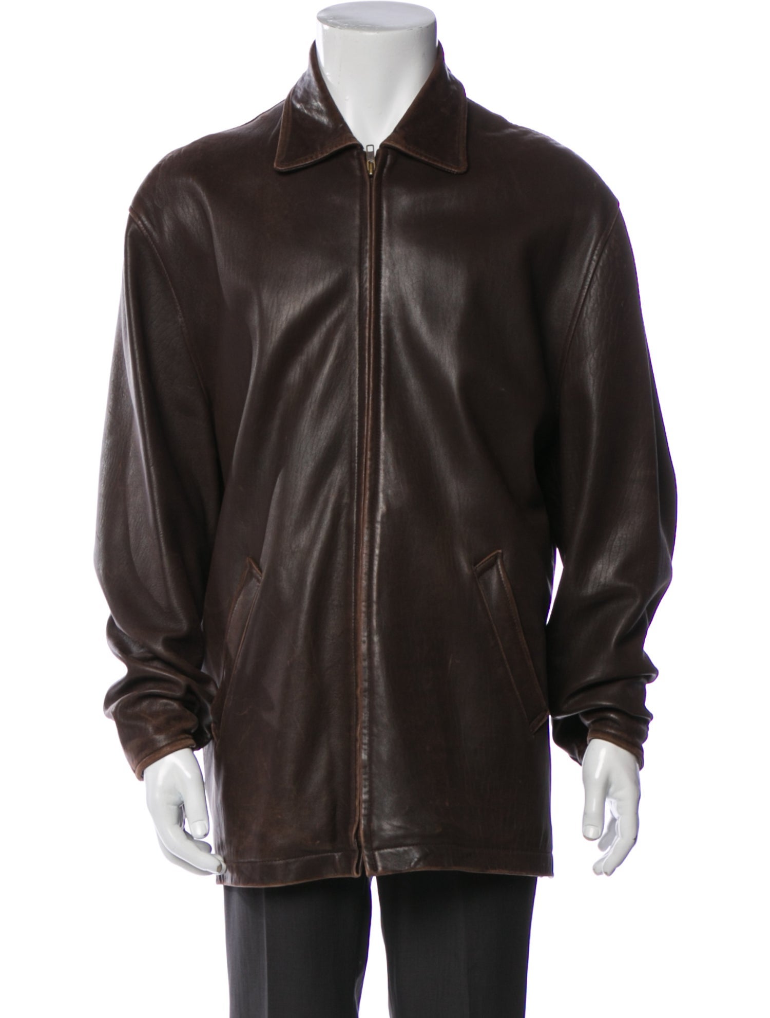 Golden Bear Leather Moto Jacket