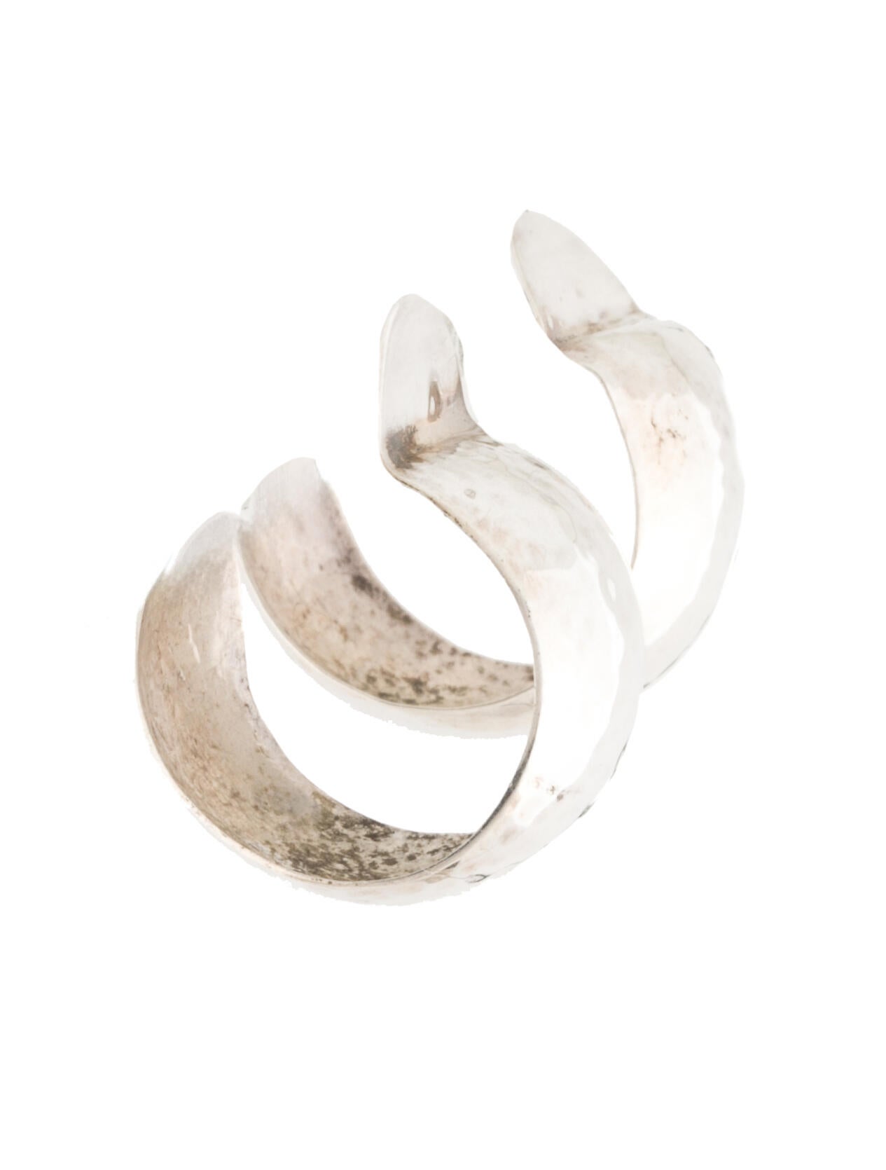 Golden Bear Large Tab Hoop Earrings