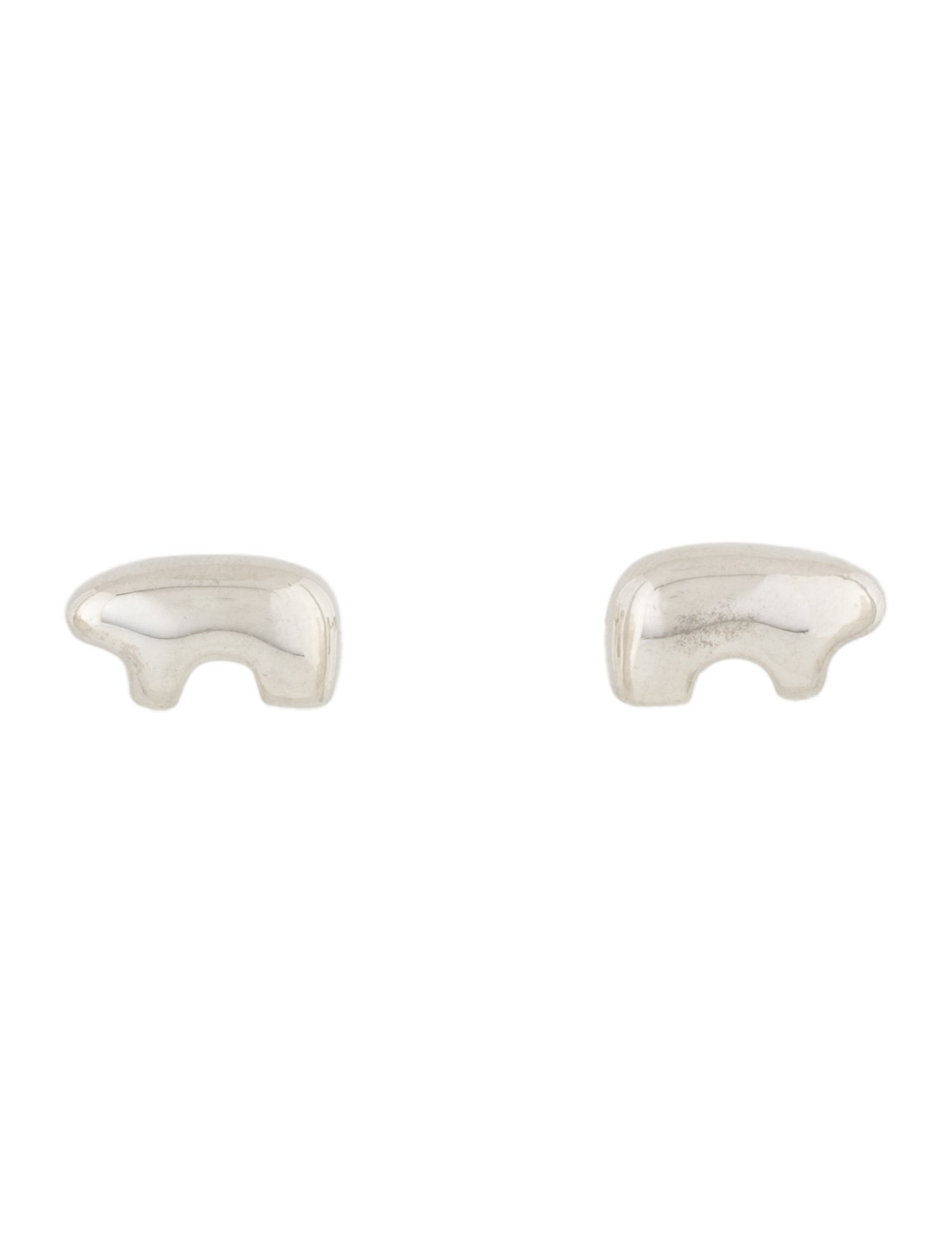 Golden Bear Beefy Bear Stud Earrings