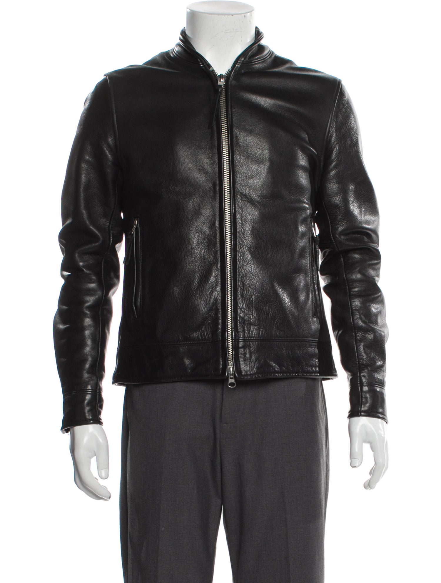 Golden Bear Leather Moto Jacket