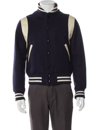 Golden Bear Striped Varsity Jacket