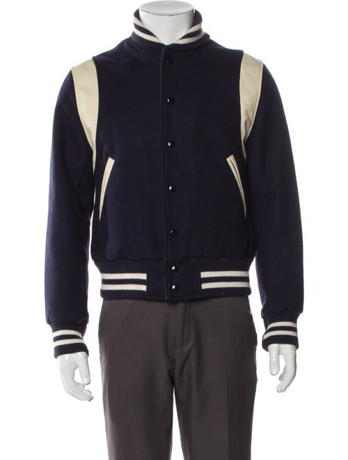 Golden Bear Striped Varsity Jacket