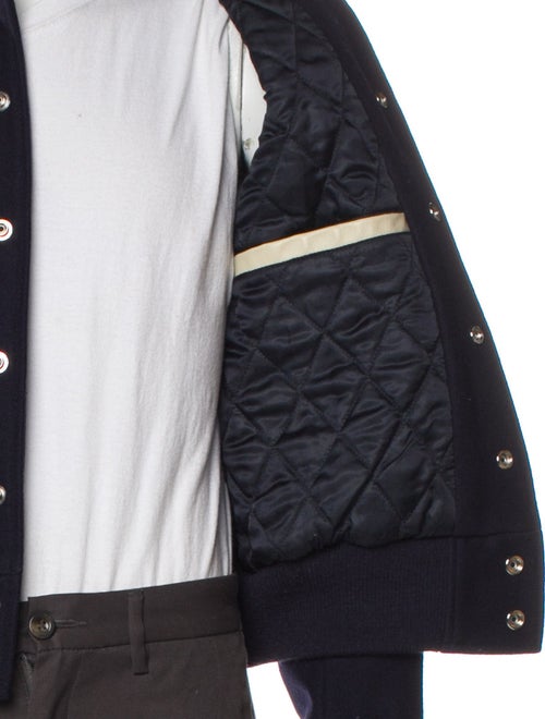 Golden Bear Striped Varsity Jacket