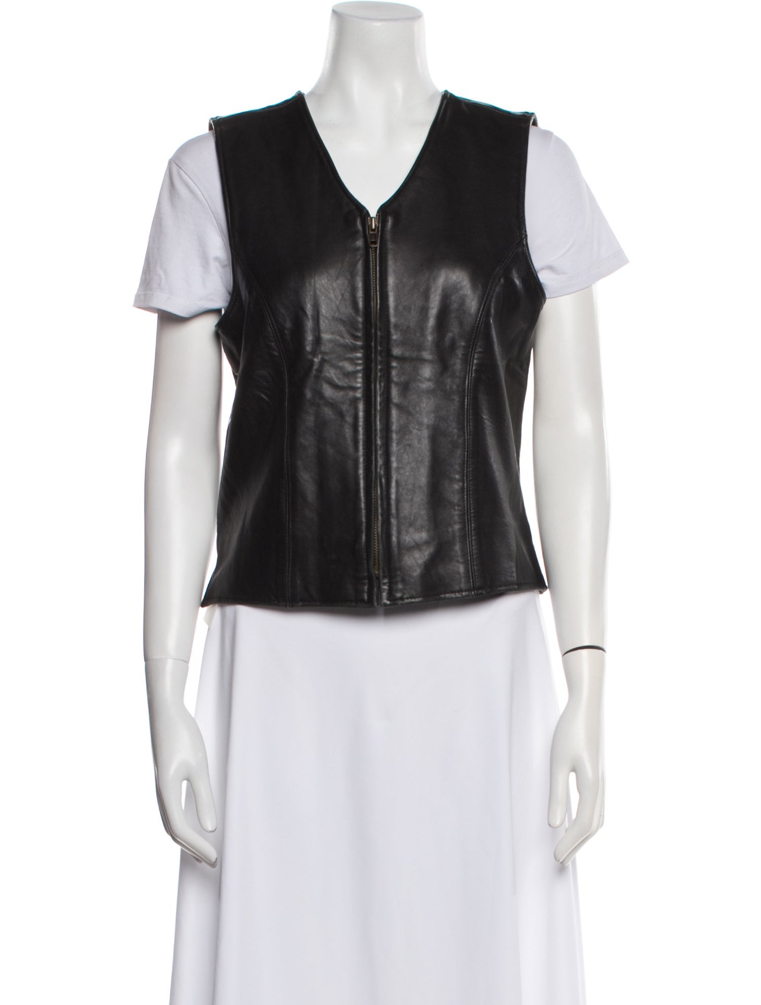 Golden Bear Leather Vest