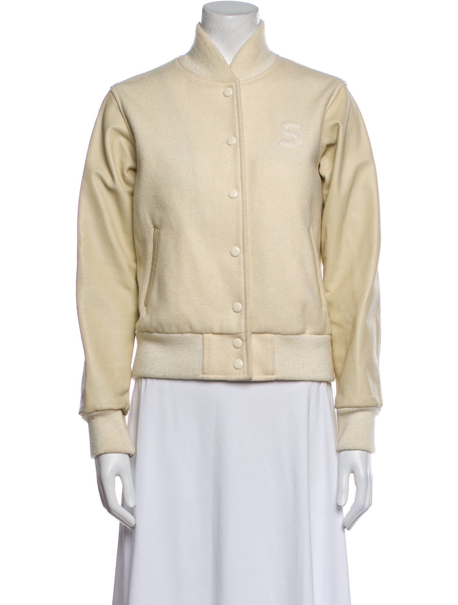 Golden Bear Virgin Wool Bomber Jacket