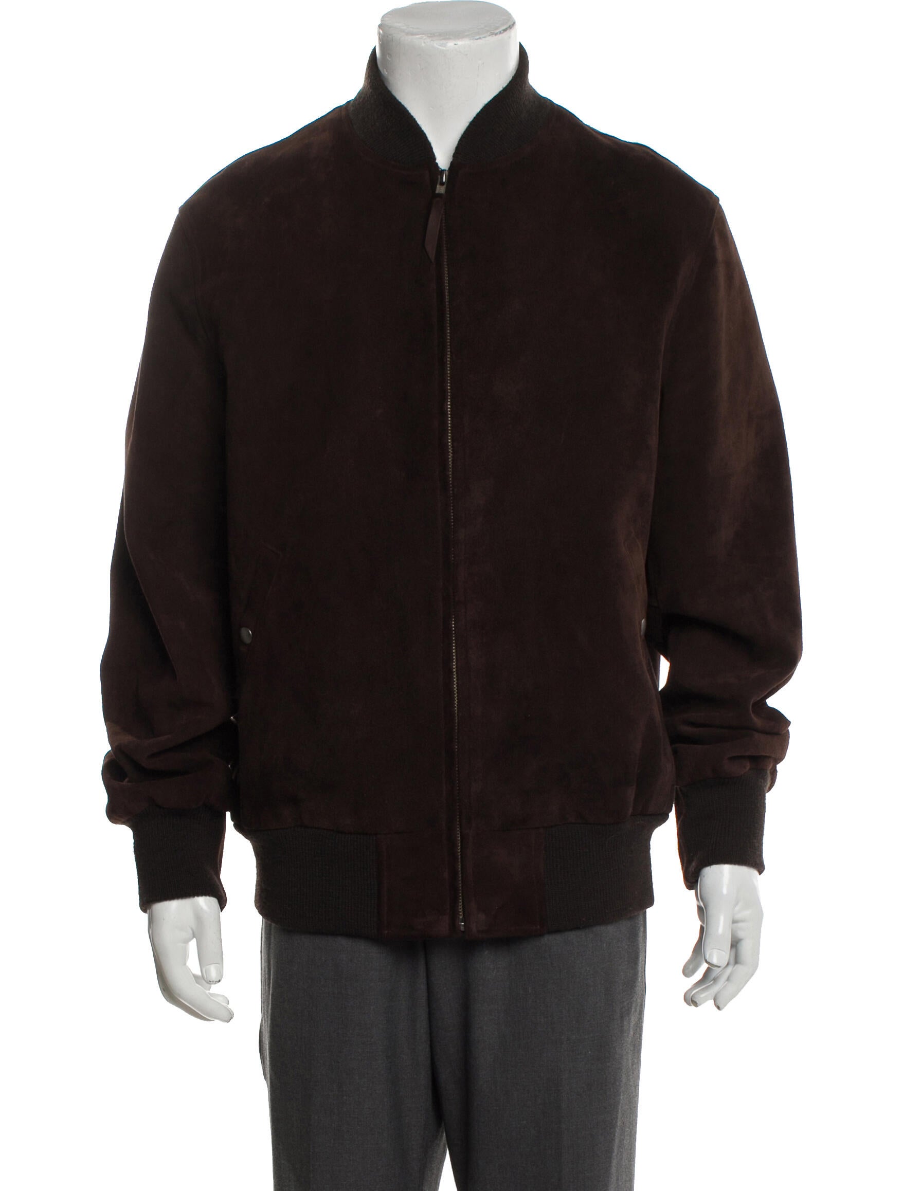 Golden Bear Suede Bomber Jacket