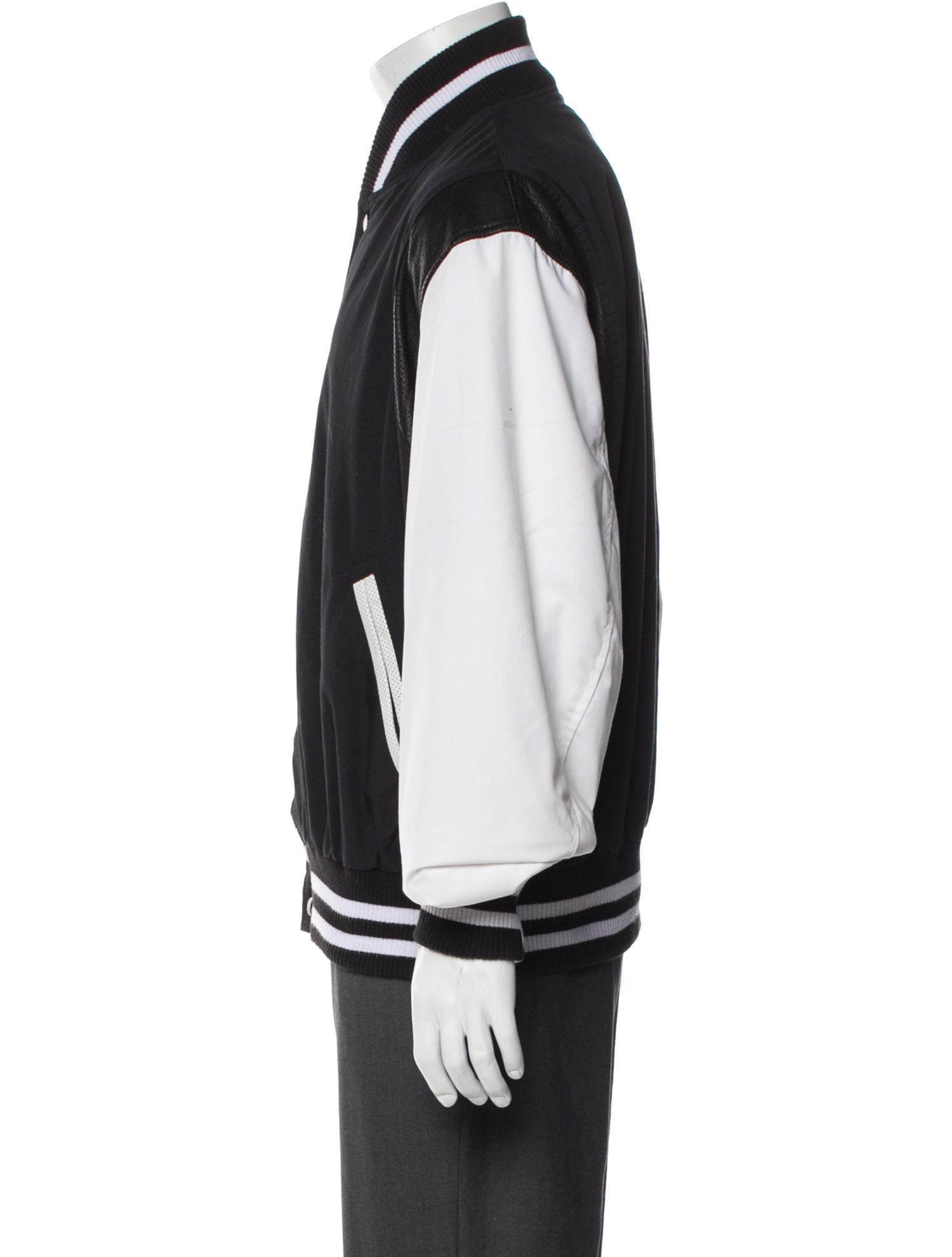 Golden Bear Striped Varsity Jacket