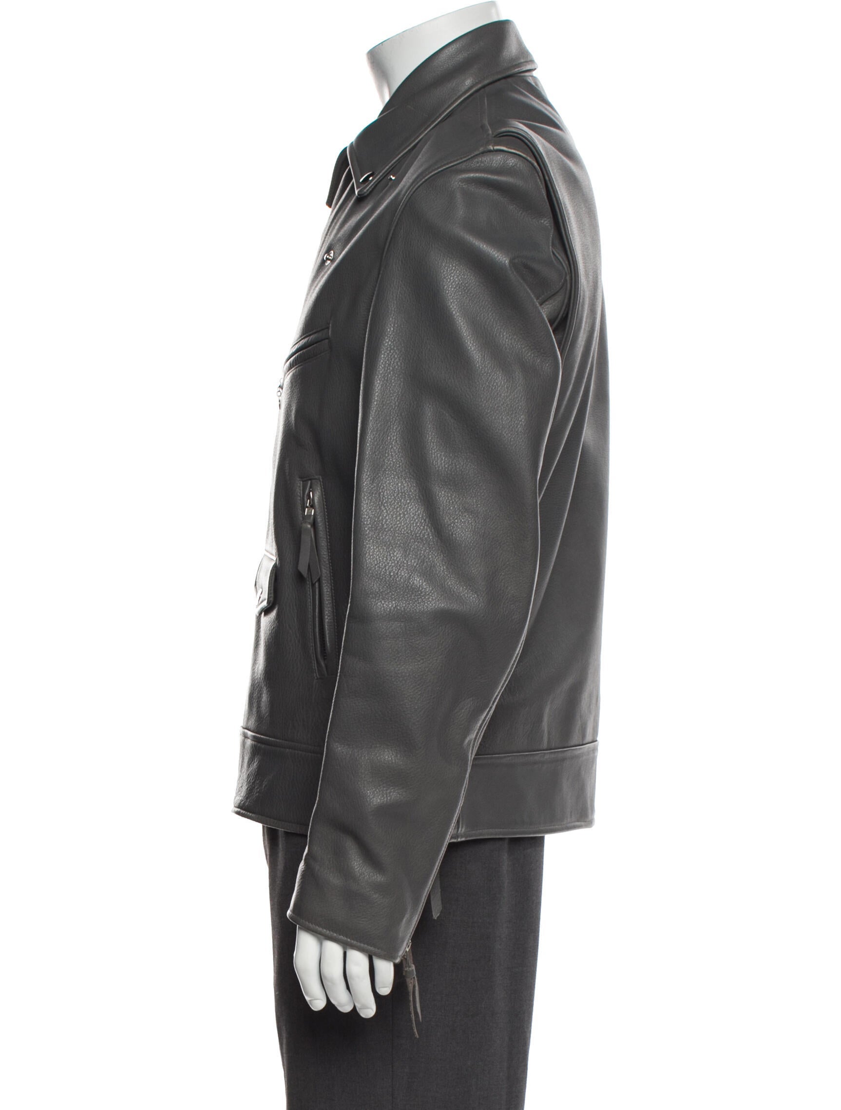 Golden Bear Leather Moto Jacket