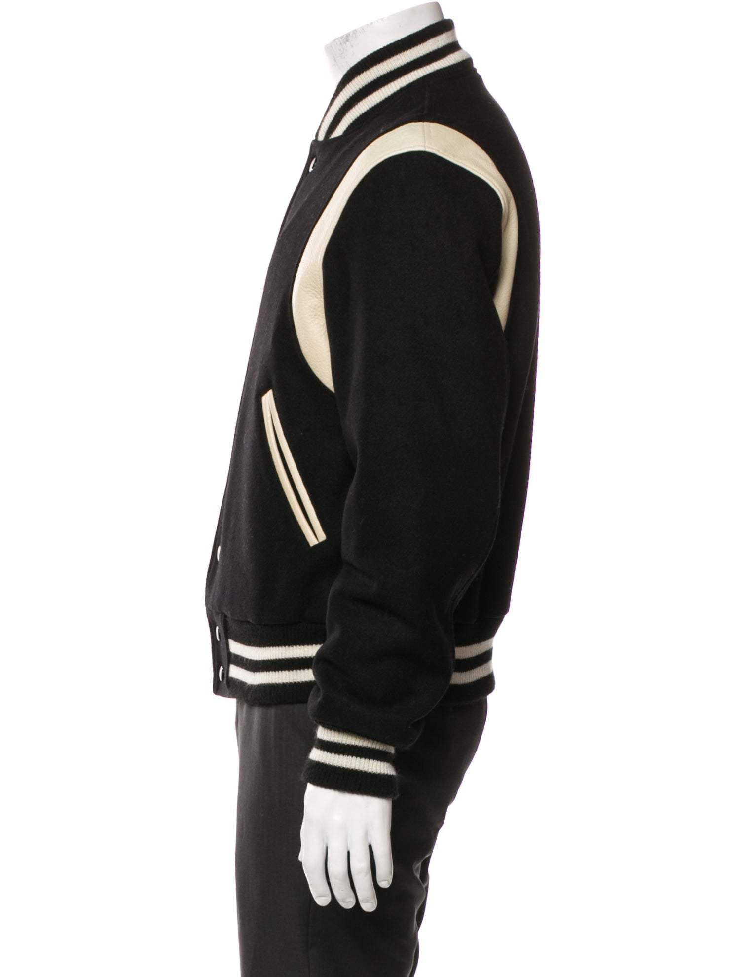 Golden Bear Wool Striped Varsity Jacket