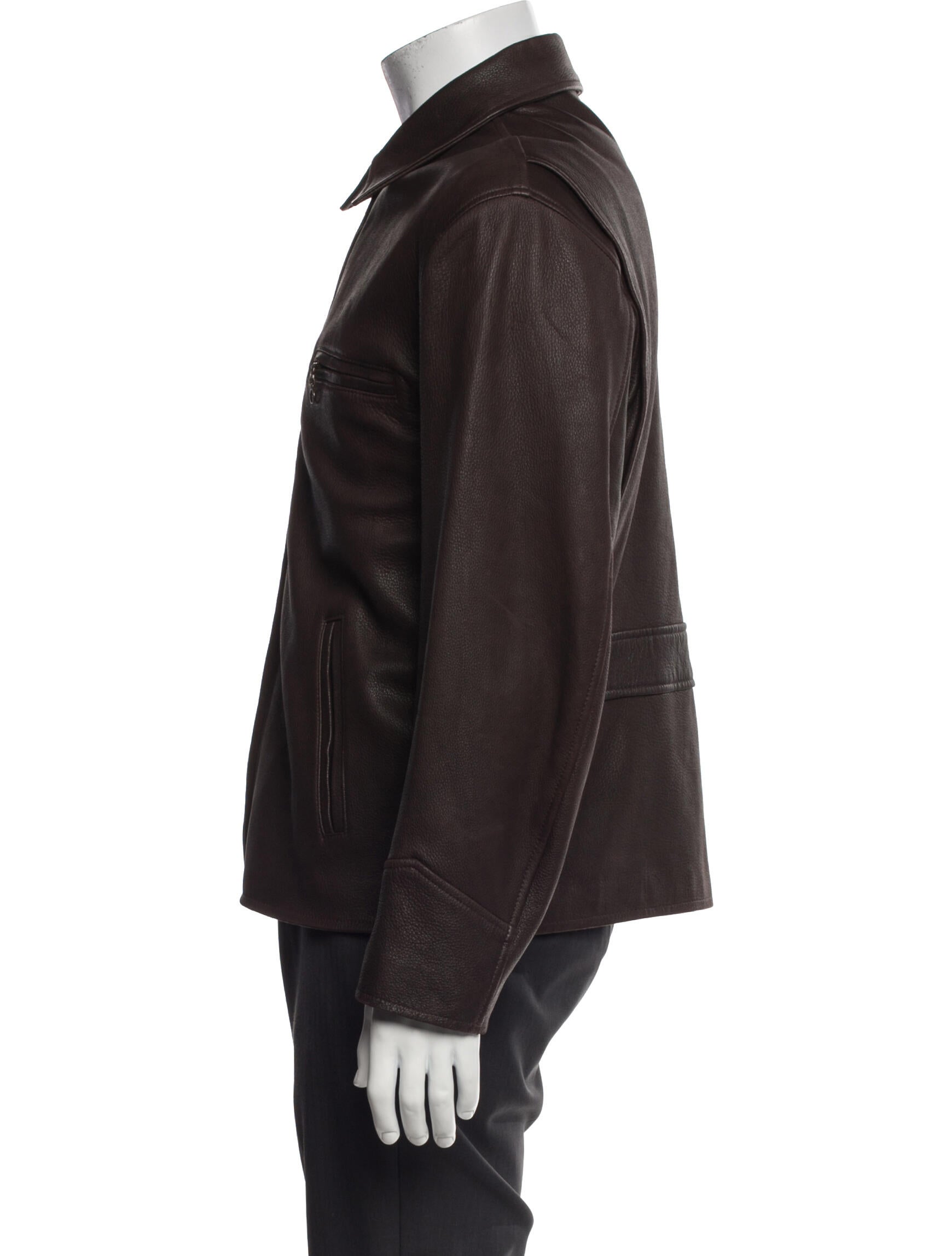 Golden Bear Leather Moto Jacket