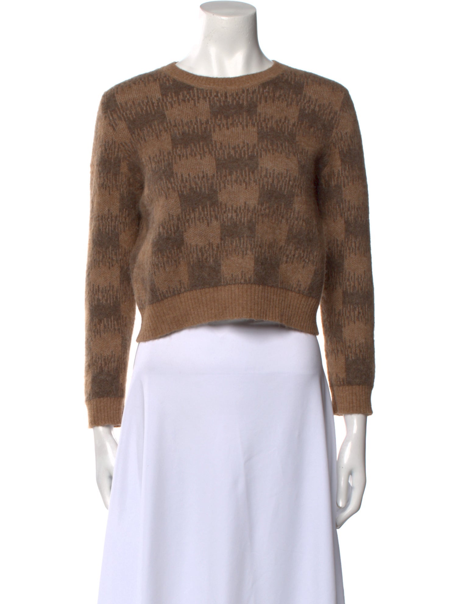 Beklina Alpaca Printed Sweater