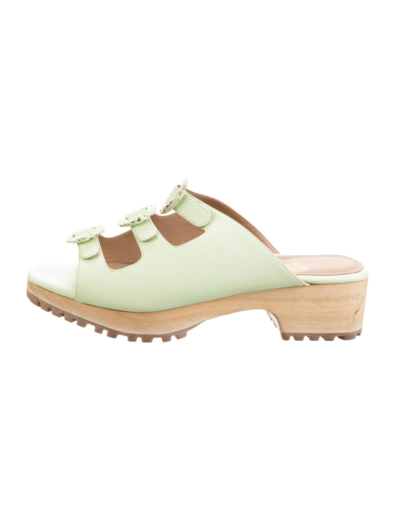 Beklina Patent Leather Slides