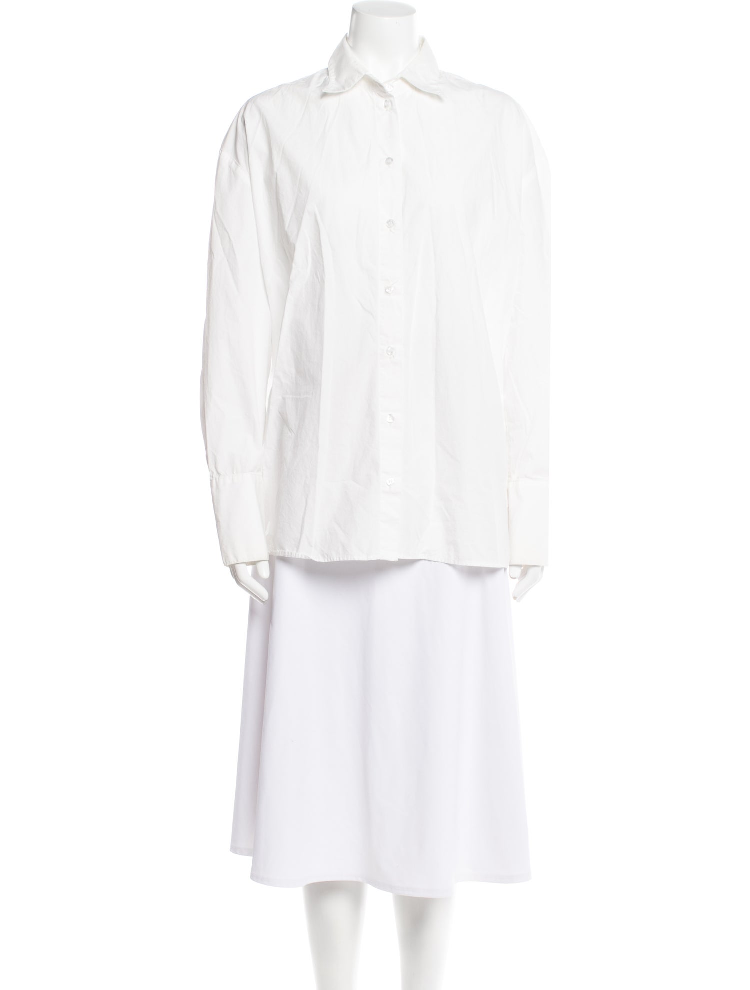 BEARE PARK Long Sleeve Button-Up Top