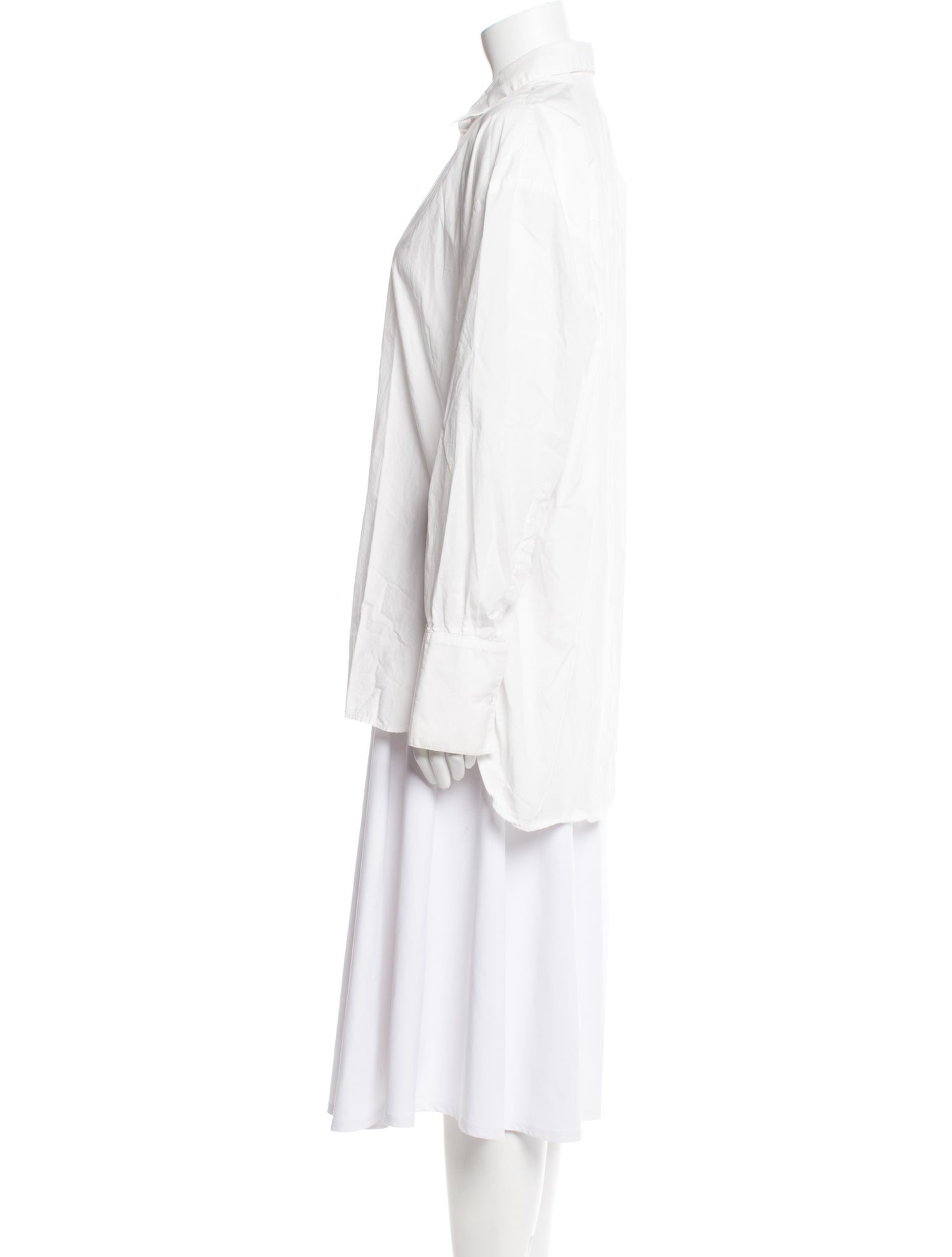 BEARE PARK Long Sleeve Button-Up Top