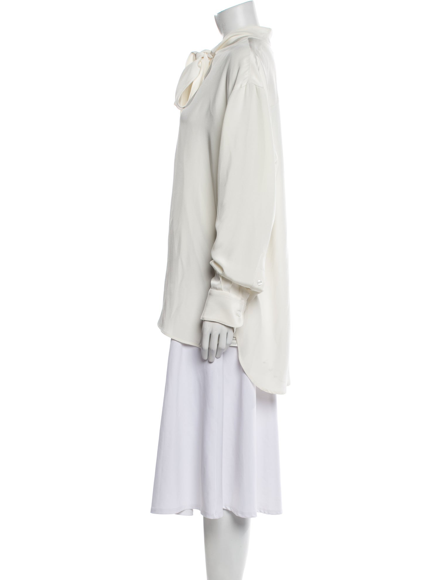 BEARE PARK Wool Mock Neck Tunic