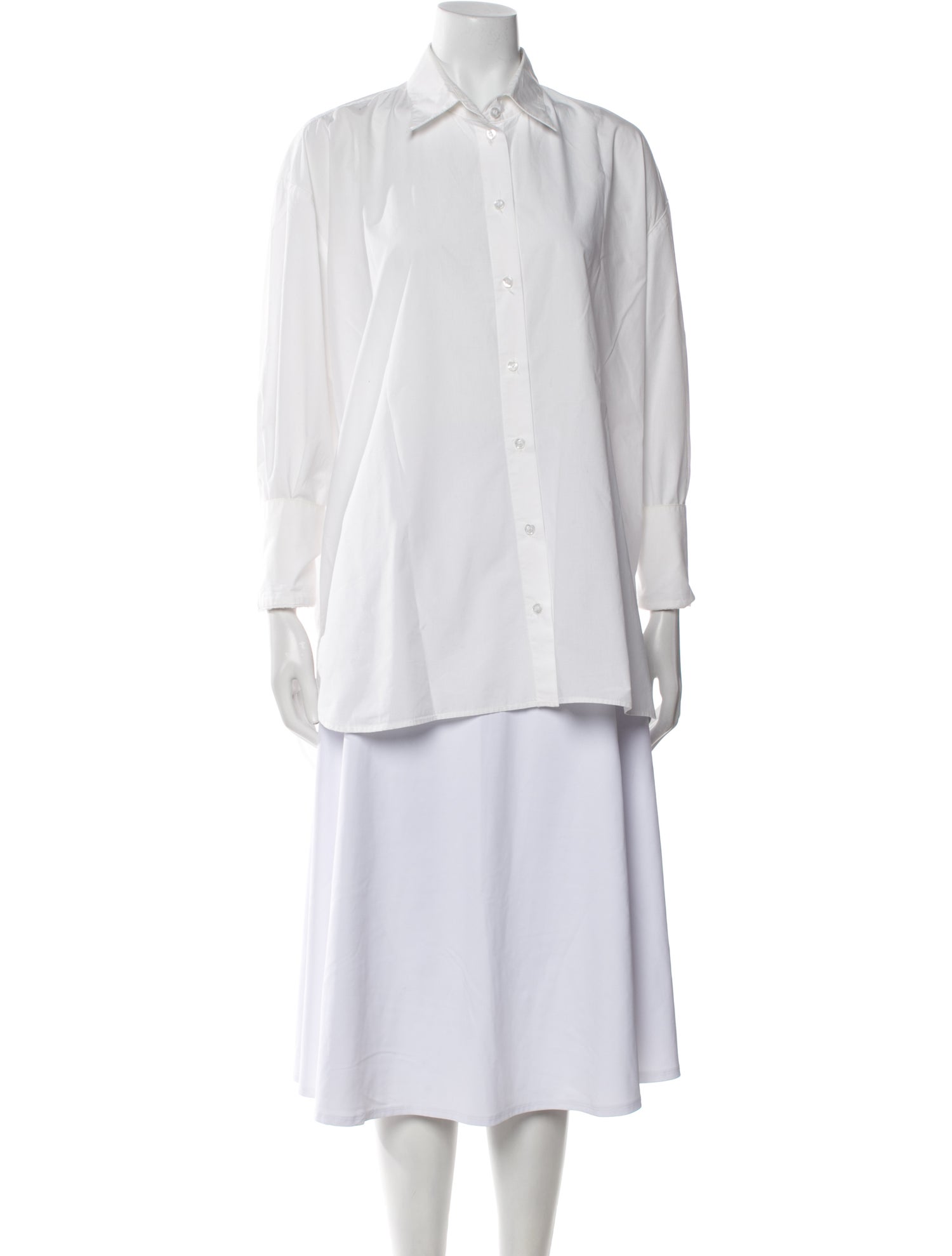 BEARE PARK Long Sleeve Button-Up Top