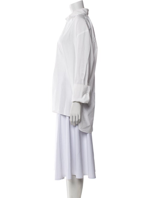 BEARE PARK Long Sleeve Button-Up Top