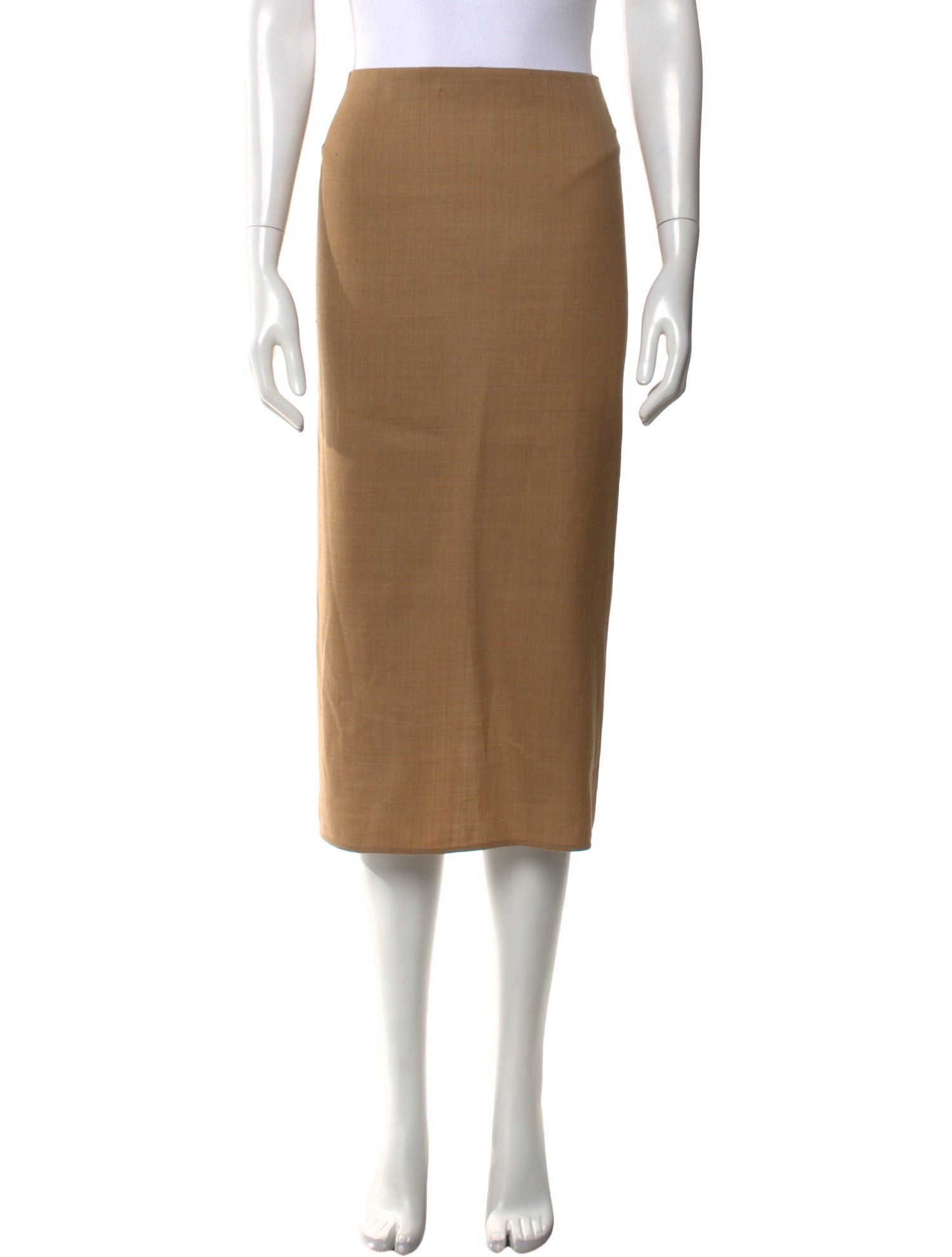 BEARE PARK Wool Midi Length Skirt