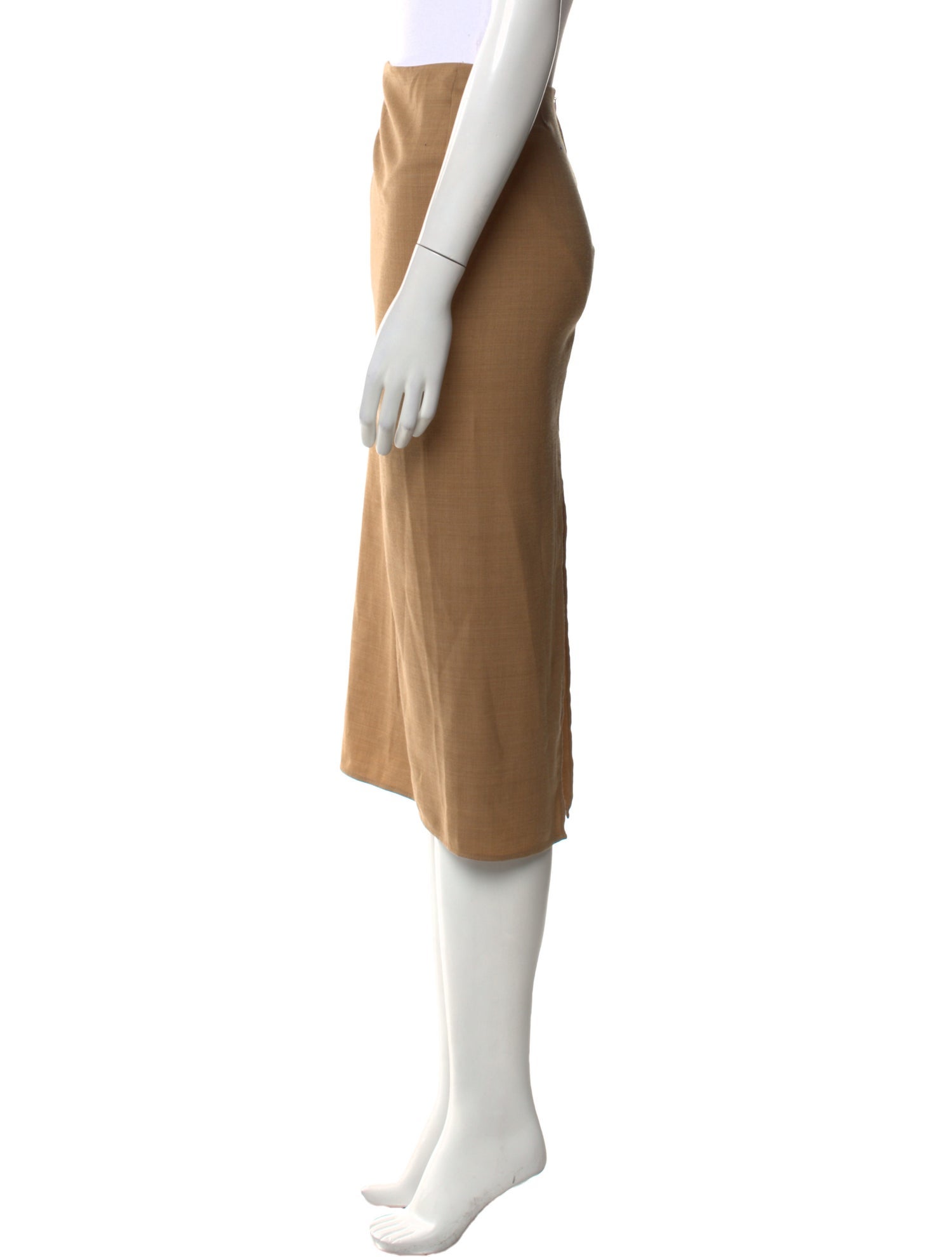 BEARE PARK Wool Midi Length Skirt